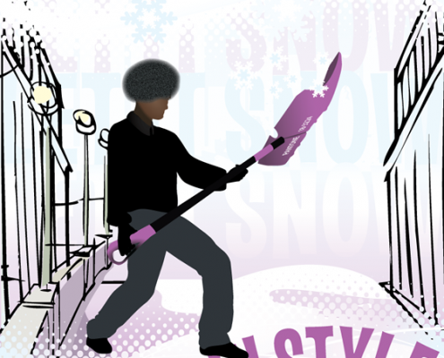 Shovel in Style (with Pantone Radiant Orchid...)